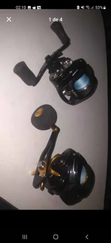 2 carretilhas de pesca  LOKI e MARURI