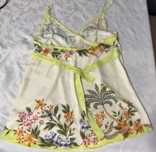 Vestido Curto Farm Natureza Floral tam GG