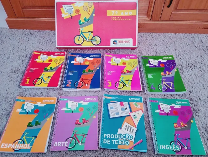 Coleção de Livros Acadêmicos - 7o Ano ( sétimo ) - Trilhas