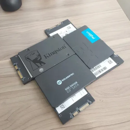Kit SSDs SATA 2.5" - Sandisk, Kingston, Crucial, Goldentec - R$1.800