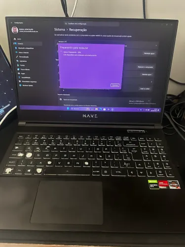 Notebook Nave Daten Ryzen 5 4600H 32GB RAM GTX 1650 4GB SSD 512GB Tela 15,6? IPS FHD 120Hz