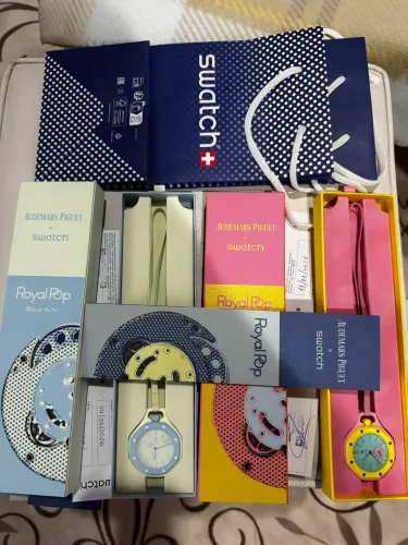 Relógio Royal Pop Audermars Piquet X Swatch