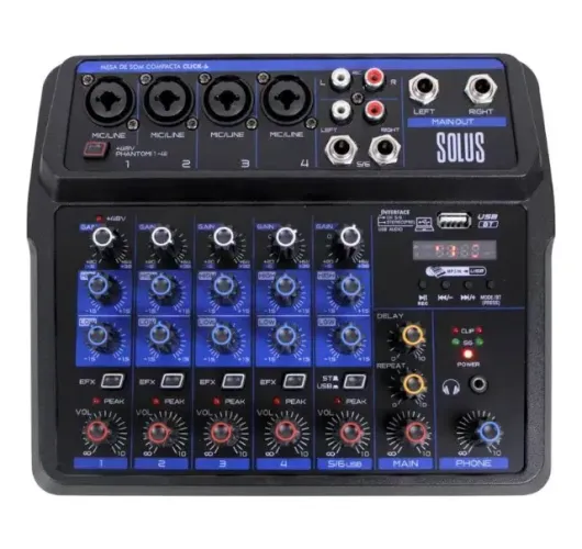 MESA DE SOM COMPACTA SOLUS CLICK-6