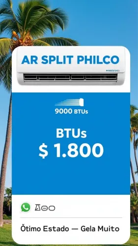Ar condicionado na caixa 9000btu. 1800 pra levar logo , não parcelo e nem troco !!