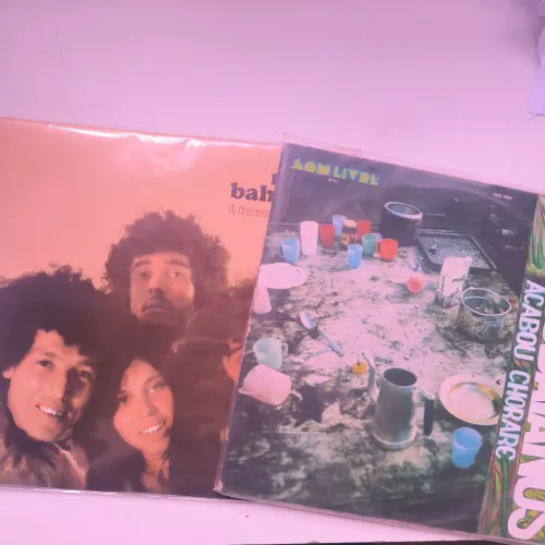 Lote LP Vinil novos baianos acabou chorare + ferro na boneca 