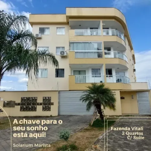 Apartamento 02 quartos com suíte em excelente localização no bairro Fazenda Vitali