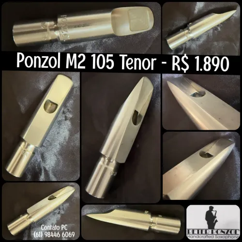BOQUILHA PARA SAX TENOR PETER PONZOL M2 - ABERTURA 105