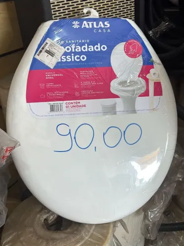 ASSENTO SANITÁRIO ALMOFADADO