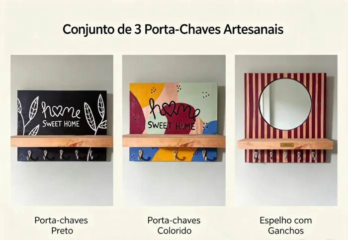 Porta Chaves Artesanais