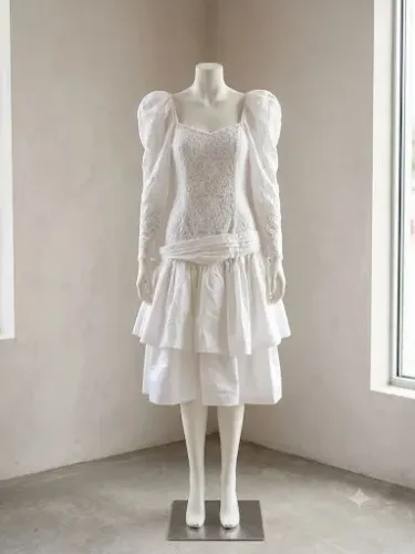 Vestido rendado 