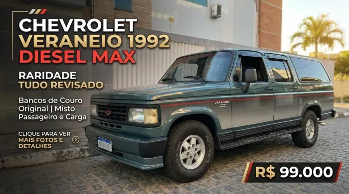 Chevrolet Veraneio S/ Luxe 4.0 Dies./tb Dies. 1992