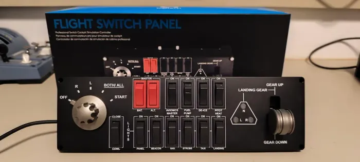 Simulador de vôo Flight Switch Panel