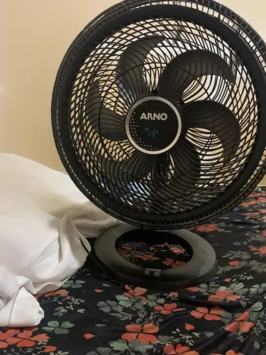 Ventilador Arno com defeito 
