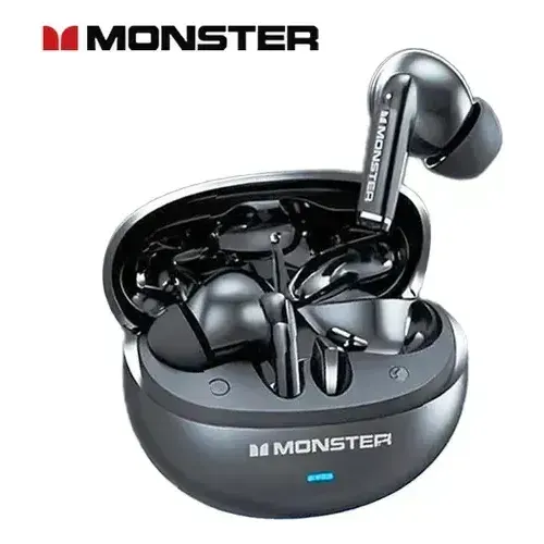 [Lacrado] Fone de ouvido Monster MQT39 Maxstar bluetooth 6.0 tws sem fio wireless gamer