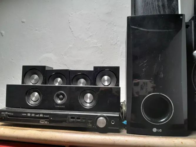 Home teather Britânia, LEIA A DESCRIÇÃO