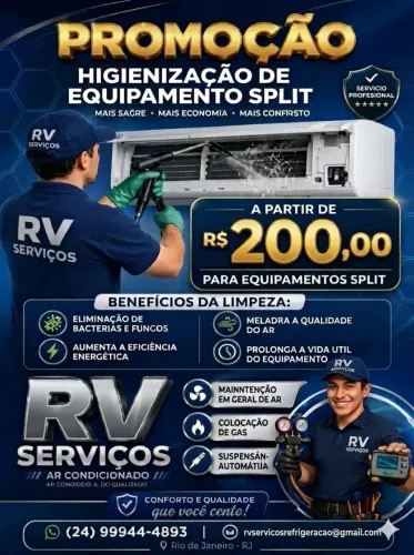 Limpeza de ar condicionado