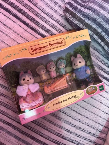 Sylvanian Families Família dos Huskys