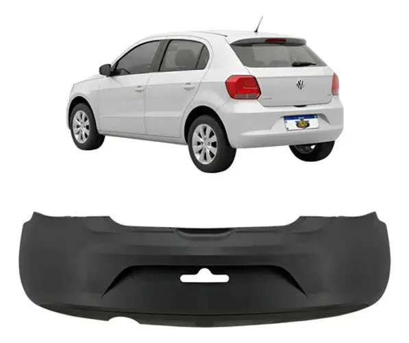 Parachoque Traseiro Gol G6 2013 2014 2015 2016 Sem Furos
