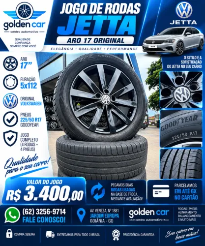 JOGO DE RODAS ORIGINAL JETTA