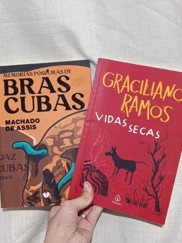 Livro Vidas secas + Memórias póstumas de Brás cubas