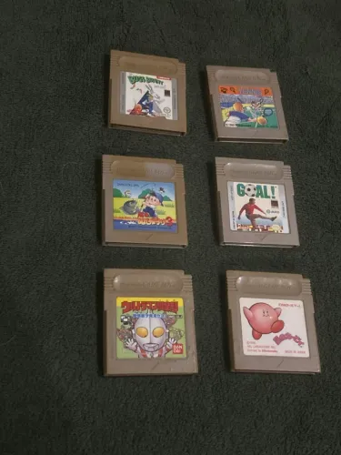 Lote com 6 Fitas para Game boy 