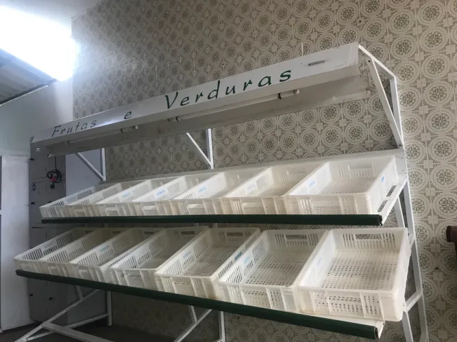 Expositor de frutas e verduras 