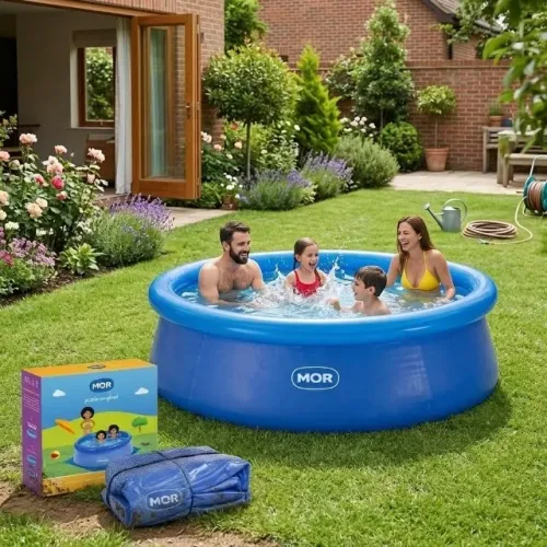 PISCINA 1000 LITROS REDONDA INFLÁVEL MOR