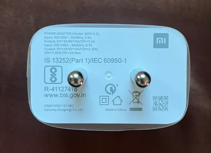 Carregador Xiaomi Mi 33W Original - MDY-11-EL (NOVO)