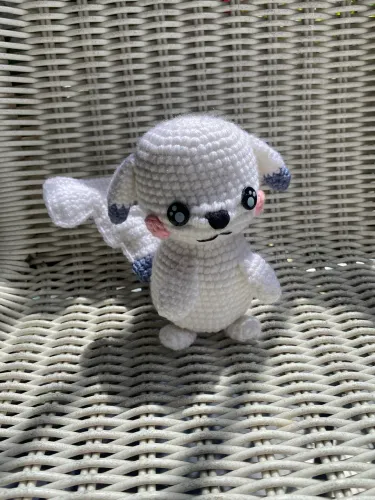 Pikachu versão pokopia Amigurumi
