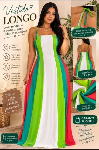 Vestido longo elegante