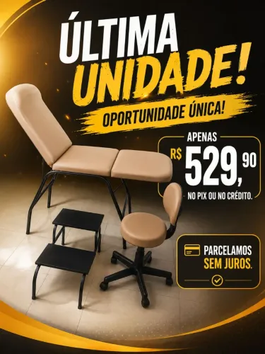 Mesa de depilação 