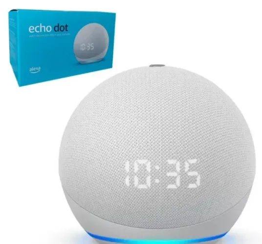 Alexa Echo Dot (4ª geração): Smart Speaker com Relógio