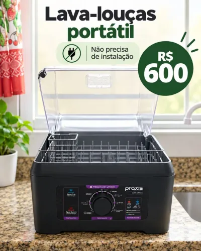 Lava loucas portátil