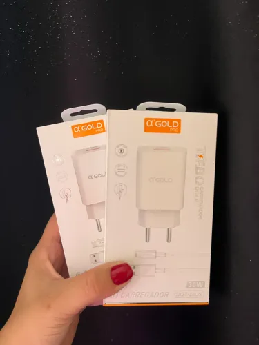 Carregador + Cabo Tipo C / IPhone Usb Turbo 30w
