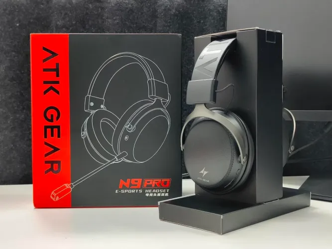 Headset Gamer ATK Gear N9 Pro Wireless ? Novo, Nunca Usado, Completo na Caixa