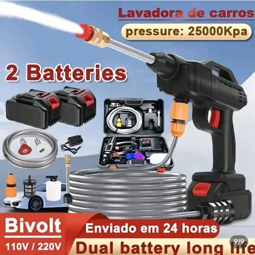 Lavadora de alta pressão a bateria