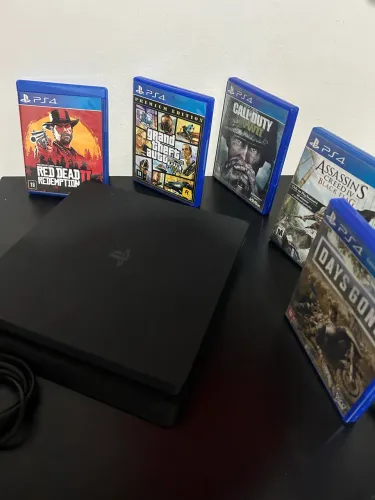Ps4 em excelente estado se conservacao