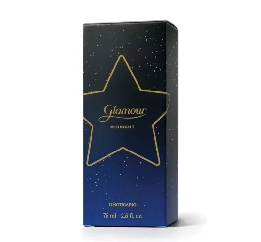 Perfume Glamour Midnight O Boticário 75ml - Novo Original Lacrado<br><br>