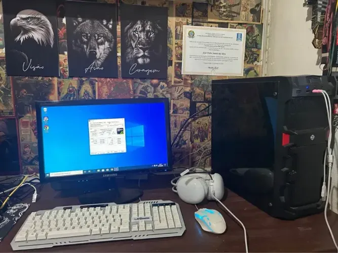 Pc Gamer Completo i5 9400f 16gb gtx 1050ti