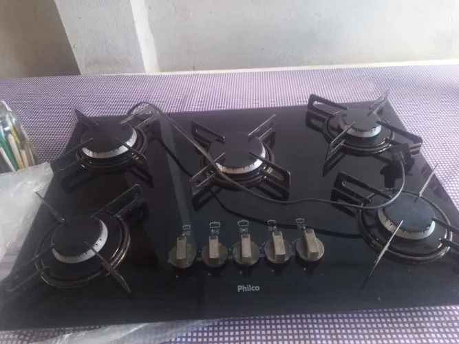 Fogão cooktop 5 bocas Philips