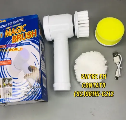 Escova Elétrica De Limpeza Profunda Profissional