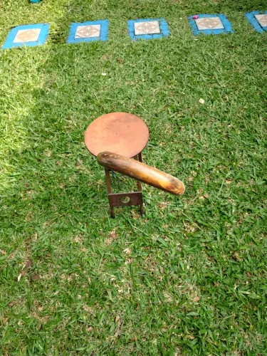 Relíquia bengala com assento dobrável. Antiguidade . Negociável 