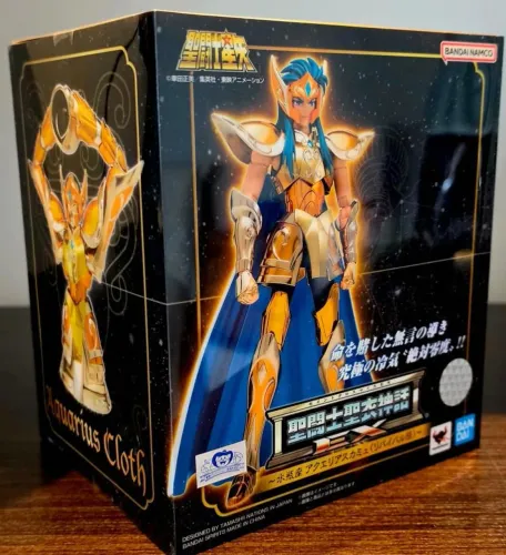 Camus de Aquário Ex Revival Cloth Myth Bandai - NOVO