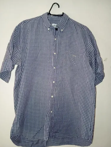 Camisa social masculina manga curta Lacoste