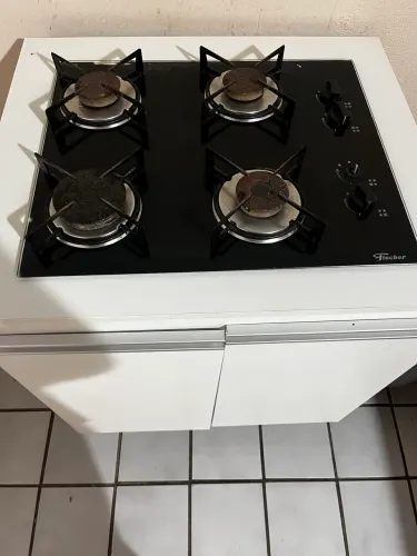 Cooktop com armário MDF