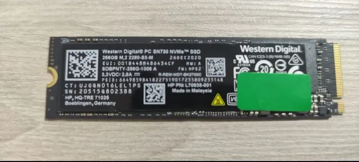 SSD NVMe 256gb WD
