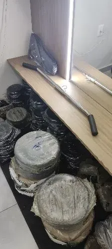 Anilhas novas 8,5 reais o kg