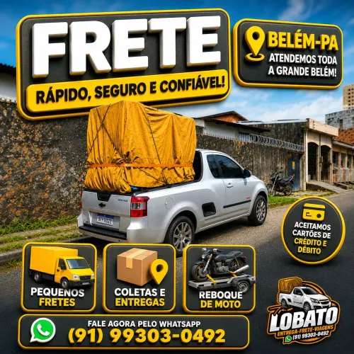 ### FRETE RÁPIDO ### frete, mudanças, entregas, reboque de moto, etc.