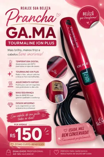 Prancha gama profissional