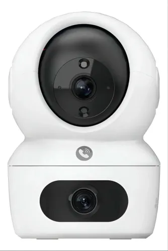 Câmera De Segurança Ip Ezviz H7c Dual 2k 360° Pan/tilt Wi-fi Cor Branco
